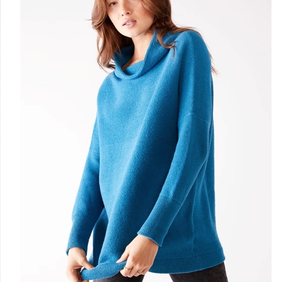 Free People Sweaters - Free People Ottoman Tunic - Blue